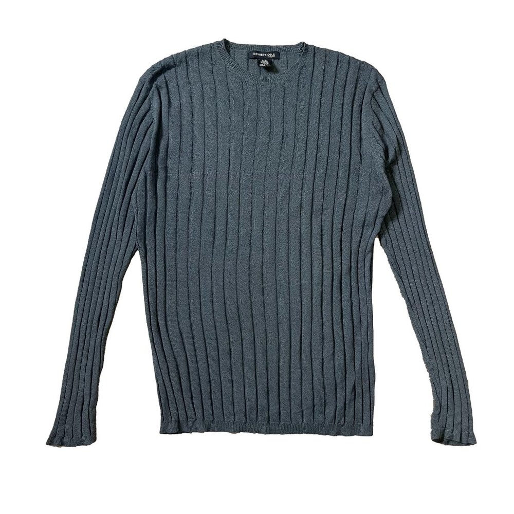 Kenneth Cole Ribbed Long Sleeved Shirt - 2090357